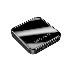 Mini Power Bank 20000 MAh Portable Mirror Digital Display Power Bank