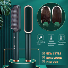 2-in-1 Hair Straightener Comb